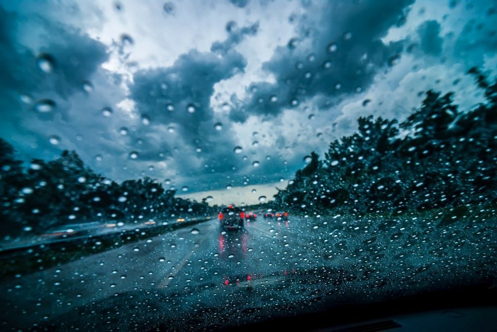 driving in the rain